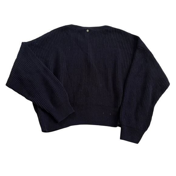 Roxy Black Cardigan Sweater Large - Picture 5 of 6